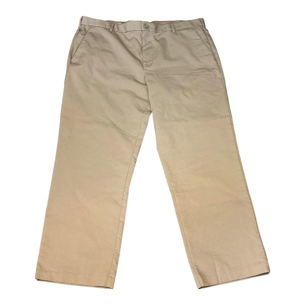 Izod Performance Straight Fit Stretch Chino Pants, Tan, 40 x 30, Casual, Golf
